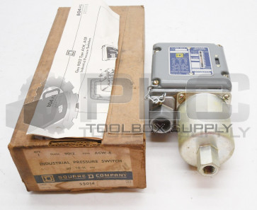 NEW SQUARE D 9012 ACW4 SER B PRESSURE SWITCH 