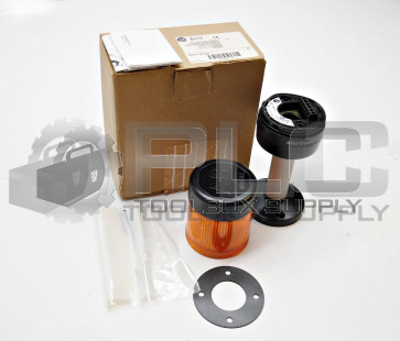 NEW ALLEN BRADLEY 855TP-B10D5 STACK LIGHT ORANGE LENS 855T-BPM10