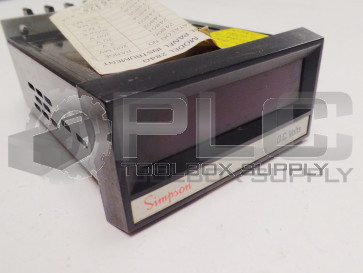 SIMPSON ELECTRO 2842  PANEL METER INSTRUMENT 24862