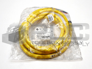 NEW ALLEN BRADLEY 889N-F6AF-12F /B QD CORDSET 6PIN 12' STRAIGHT 889NF6AF12F SERB