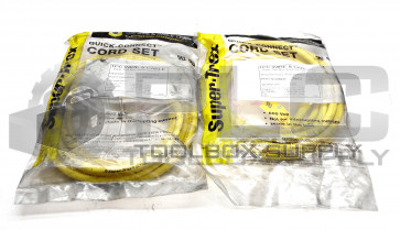 LOT OF 2 NEW TPC WIRE & CABLE SUPER TREX 84412 CORDSET 4PIN FEMALE CONNECTOR 