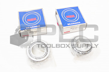 LOT OF 2 NEW NSK HR32005XJ TAPERED ROLLER BEARING