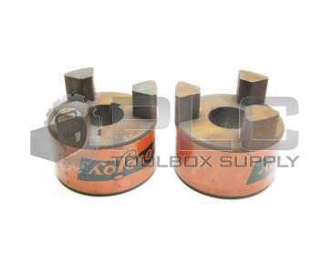 LOT OF 2 LOVEJOY L-100 1.000 BORE COUPLING 