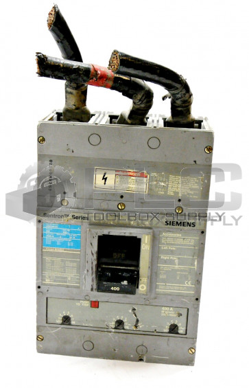 SIEMENS JXD63B400 CIRCUIT BREAKER 600VAC 400A