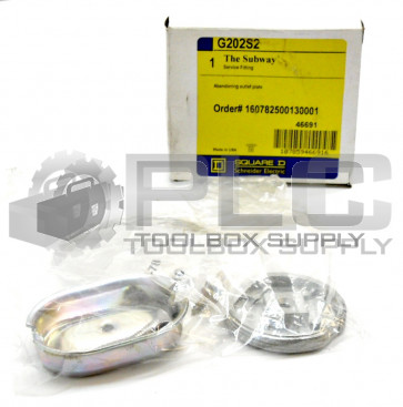 NEW SQUARE D G202S2 ABANDONING OUTLET PLATE KIT