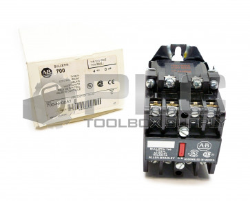 NEW ALLEN BRADLEY 700-N400A1 SER. C CONTROL RELAY TYPE N 