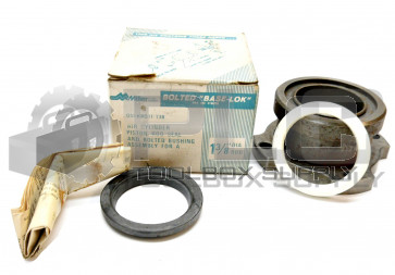 NEW MILLER 051-KR011-138 AIR CYLINDER PISTON ROD SEAL & BOLTED BUSHING ASSEMBLY