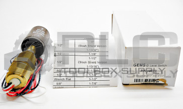 NEW GEMS 18070 LEVEL SWITCH LS-1800 BR BN SPDT 20W 36"EXT