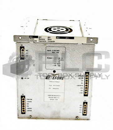 ABB EFORE 3HAB 5845-1/2 DSQC 334 POWER SUPPLY SR92A060 