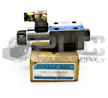 NEW INTERNATIONAL DG03-2A-24VDC82DN SOLENOID DIRECTIONAL CONTROL VALVE