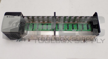 ALLENBRADLEY CONTROLLOGIX 1756-PA72 /C & 1756-A13 /B 13 SLOT RACK & POWER SUPPLY