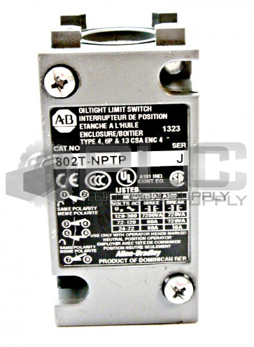 NEW ALLEN BRADLEY 802T-NPTP /J LIMIT SWITCH 