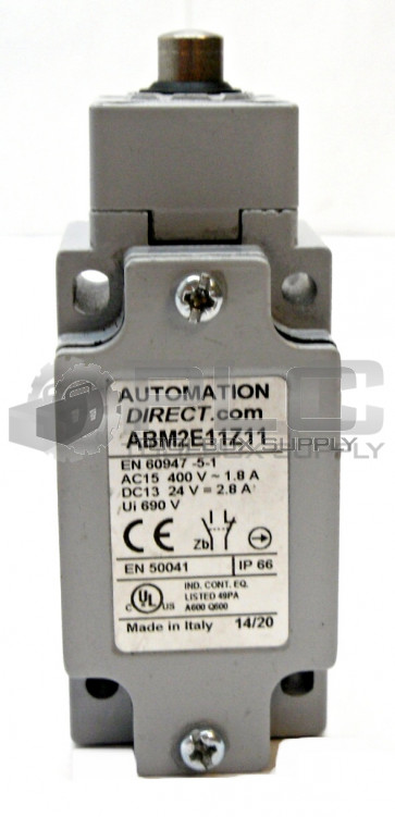 NEW AUTOMATION DIRECT ABM2E11Z11 LIMIT SWITCH AC15 400V 1.8A DC13 24V 2.8A
