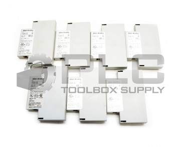 LOT OF 7 ALLEN BRADLEY 100-S /B AUXILIARY CONTACT BLOCK SERIES B