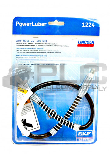 NEW SKF LINCOLN 1224 POWER LUBER 24" WHIP HOSE