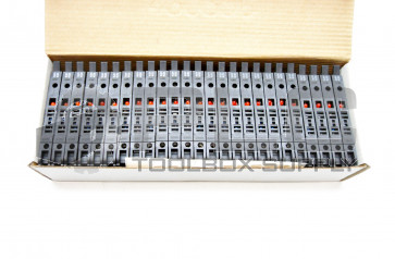 NEW BOX OF 25 ALLEN BRADLEY 1492-H5  / E TERMINAL BLOCK 1492H5