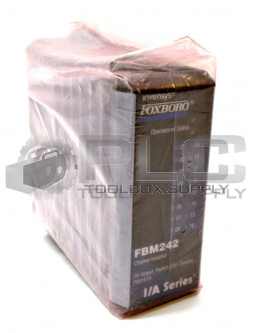 NEW INVENSYS FOXBORO P0916TA OUTPUT MODULE TYPE FBM242 16POINT 2AMP 60VDC RELAY