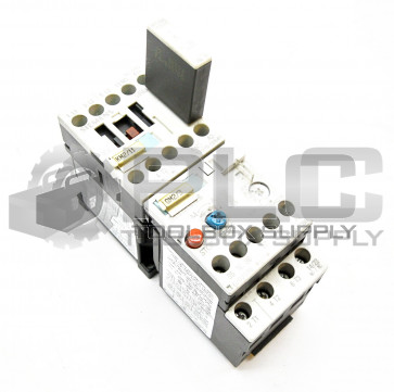SIEMENS 3RT1015-1BB41 CONTACTOR w/ 3RU1116-1CB0 OVERLOAD RELAY w/ 3RT1916-1DG00