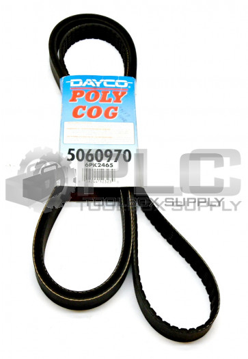 NEW DAYCO 5060970 SERPENTINE BELT 6PK2465 