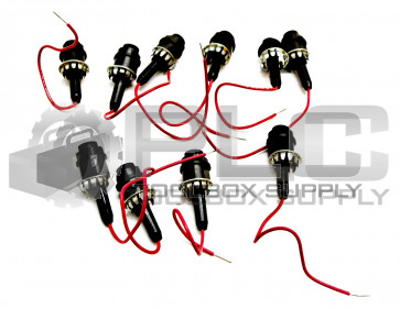 LOT OF 10 NEW BUSS HLR 12 AMP FUSE HOLDER WITH 300V FUSE