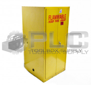 EAGLE MODEL-1962 60 GALLON FLAMMABLE LIQUID STORAGE CABINET MEETS OSHA REQ. 