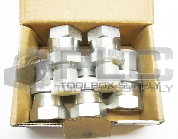 LOT OF 5 NEW PARKER 12-8 F6X-S TRIPLELOCK-S STSTRAIGHT SWIVEL 37 DEG NPTF