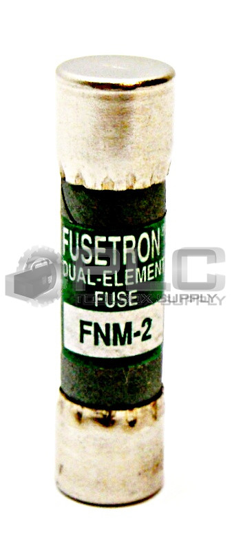 LOT OF 10 NEW FUSETRON FNM-2 8/10 FUSE DUAL-ELEMENT 