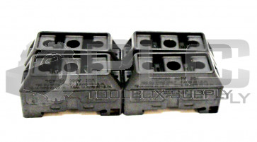 LOT OF 4 NEW BUSSMANN TCFH30 FUSE BLOCK 30 AMP 600 VAC FOR CUBE FUSE TCF30 