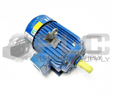 REPAIRED ELEKTRIM 20NFM-3-75-36 CONTINUOUS DUTY MOTOR 7.5HP 3525RPM SIE 