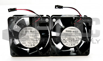 LOT OF 2 NEW MINEBEA NMB 2410ML-05W-B70 DC FAN 24V 0.25A