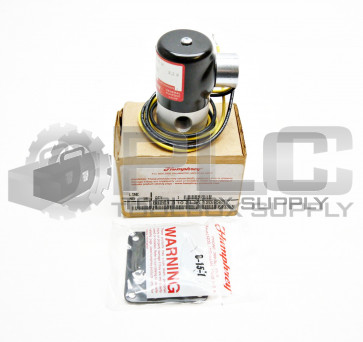 NEW HUMPHREY 062E1 3 10 21 3 SOLENOID VALVE WITH BASE 125 PSI 062E1-3-10-20-36 