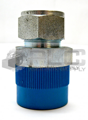 NEW SWAGELOK STEEL 3/4" TUBE X 1" NPT COUPLER FITTING