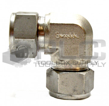 NEW SWAGELOK 316 3/4" TUBE X 3/4" TUBE ELBOW COUPLER 