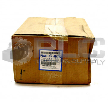 NEW PLAST-O-MATIC ABVS100VS-PV-SW 1" SPNG ACTU VALVE VITON/SOCKET.LIMIT SWITCH