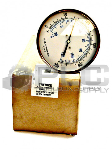NEW TRERICE B8560627 ADJUSTABLE ANGLE BIMETAL THERMOMETER RANGE 0 - 250 F