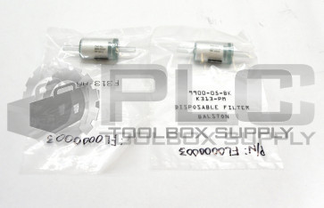 LOT OF 2 NEW PARKER BALSTON 9900-05-BK MINIATURE COMPRESSED AIR FILTER