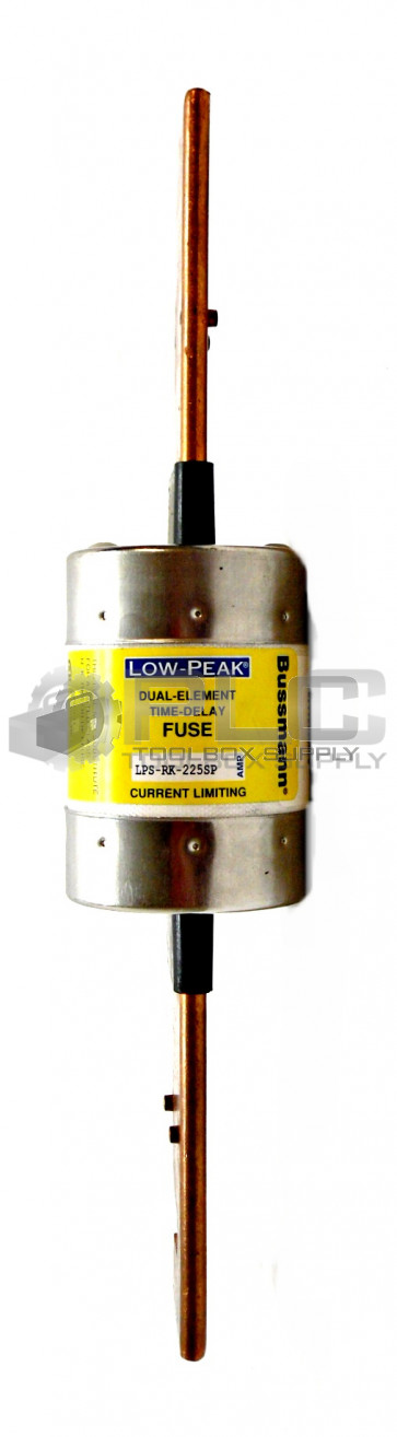 NEW COOPER BUSSMAN LOW-PEAK LPS-RK-225SP FUSE DUAL ELEMENT TIME-DELAY 600VAC