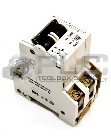 BROWN BOVERI S212K 4A & S210-HS CIRCUIT BREAKER 4AMP 2POLE 380V W/AUXILIARY