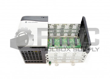 ALLEN BRADLEY 1756-PA72 /C & 1756-A4 /B CONTROLLOGIX POWER SUPPLY & 4 SLOT RACK