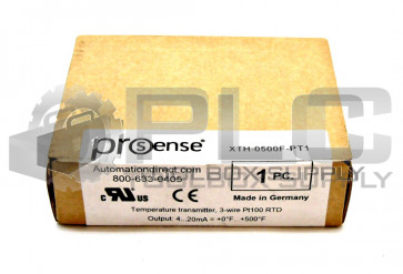 NEW AUTOMATION DIRECT PROSENSE XTH-0500F-PT1 TEMPERATURE TRANSMITTER