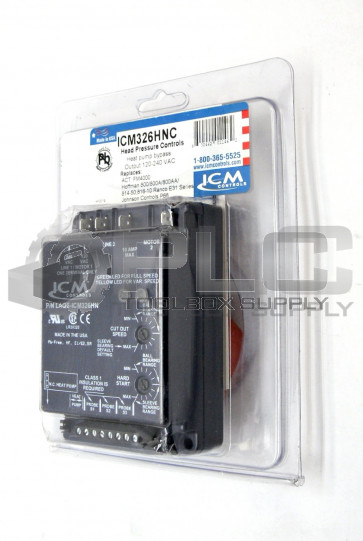 NEW ICM CONTROLS ICM326HNC HEAD PRESSURE CONTROLS OUTPUT 120-240VAC 