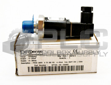 NEW AUTOMATION DIRECT SPT25-20-0200D PROSENSE PRESSURE TRANSMITTER 0 TO 200 PSI