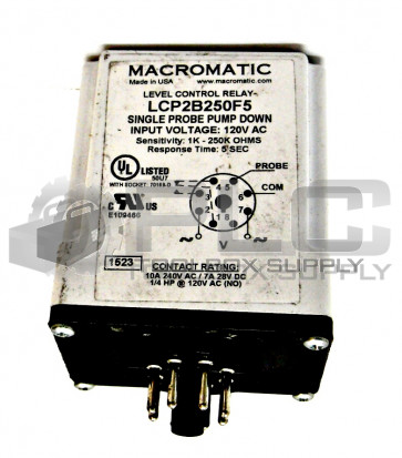MACROMATIC LCP2B250F5 CONTROL RELAY