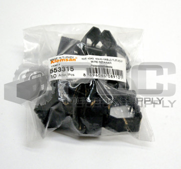 BAG OF 10 NEW KLEMSAN 553315 WIRE RETAINER 40X40