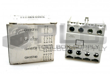NEW AUTOMATION DIRECT GH15T11 AUXILIARY CONTACT FRONT MOUNT