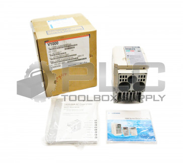 NEW YASKAWA ELECTRIC CIMR-VU4A0005FAA REV.D DRIVE V1000 NEMA ENCLOSURE 3HP