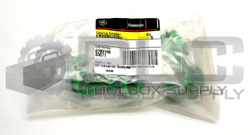 BAG OF 5 NEW GENERAL ELECTRIC CR2940U200J INDICATOR LIGHT CAP GREEN **SEALED**