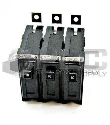 LOT OF 3 NEW CUTLER HAMMER BA110 CIRCUIT BREAKER 120/240V BA 1 POLE 10 AMP