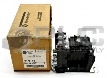 NEW ALLEN BRADLEY 500L-BOD93 NEMA AC CONTACTOR LIGHTING TOP WIRING 30AMP 3POLE