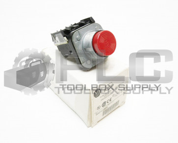 NEW ALLEN BRADLEY 800TC-B6A RED PUSH BUTTON SER. T